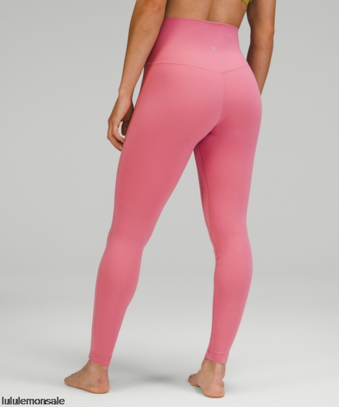 Lululemon Damen DELULU035 | Pink Blossom Align Hochhaushose 28